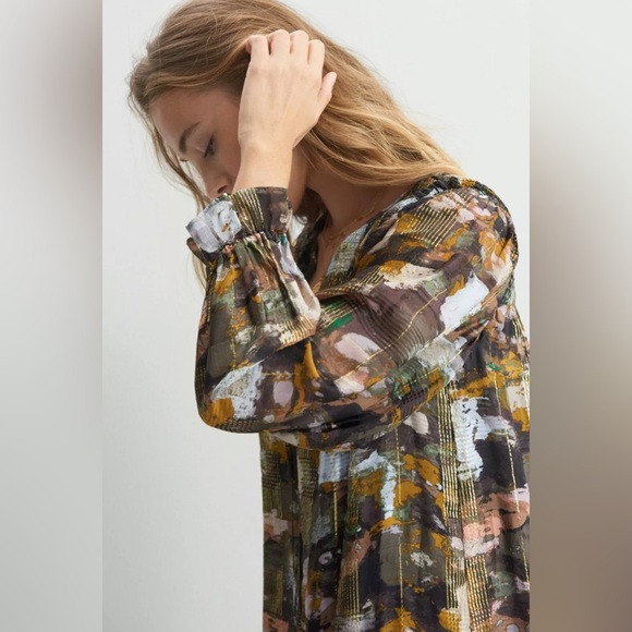 Anthropologie Blair Shimmer Maxi Dress - Picture 8 of 9